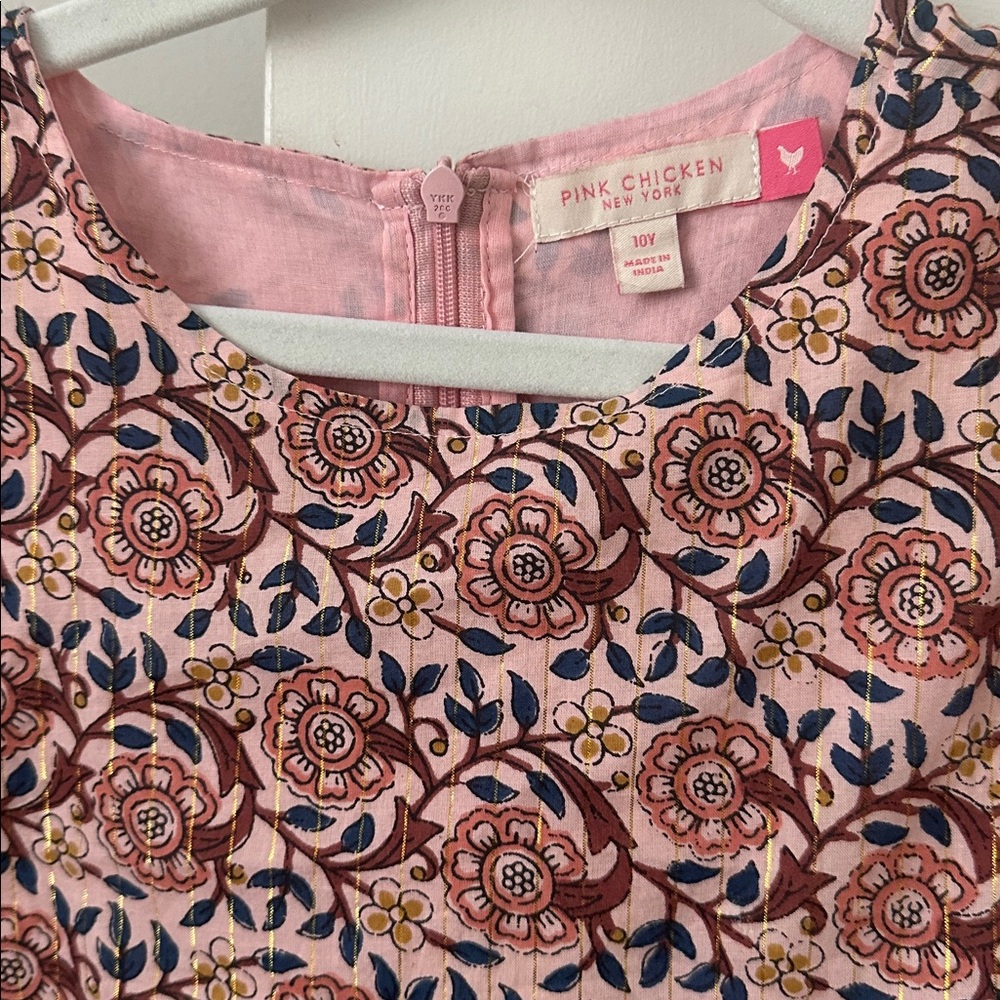 Pink Chicken Dress 10y - Picture 2 of 2